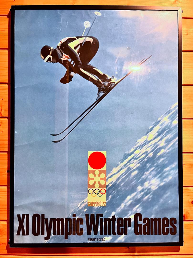 【1972年当時物希少品】札幌オリンピックポスター額付き！ 亀倉雄策デザイン 51TAyI+WxVL._UF350,350_QL80_.jpg