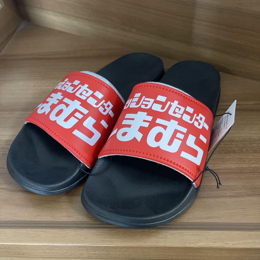 ☆(赤黒)大人気、即完売しまむらロゴシャワーサンダルL(27.0) 1293144031.JPG?1627557537