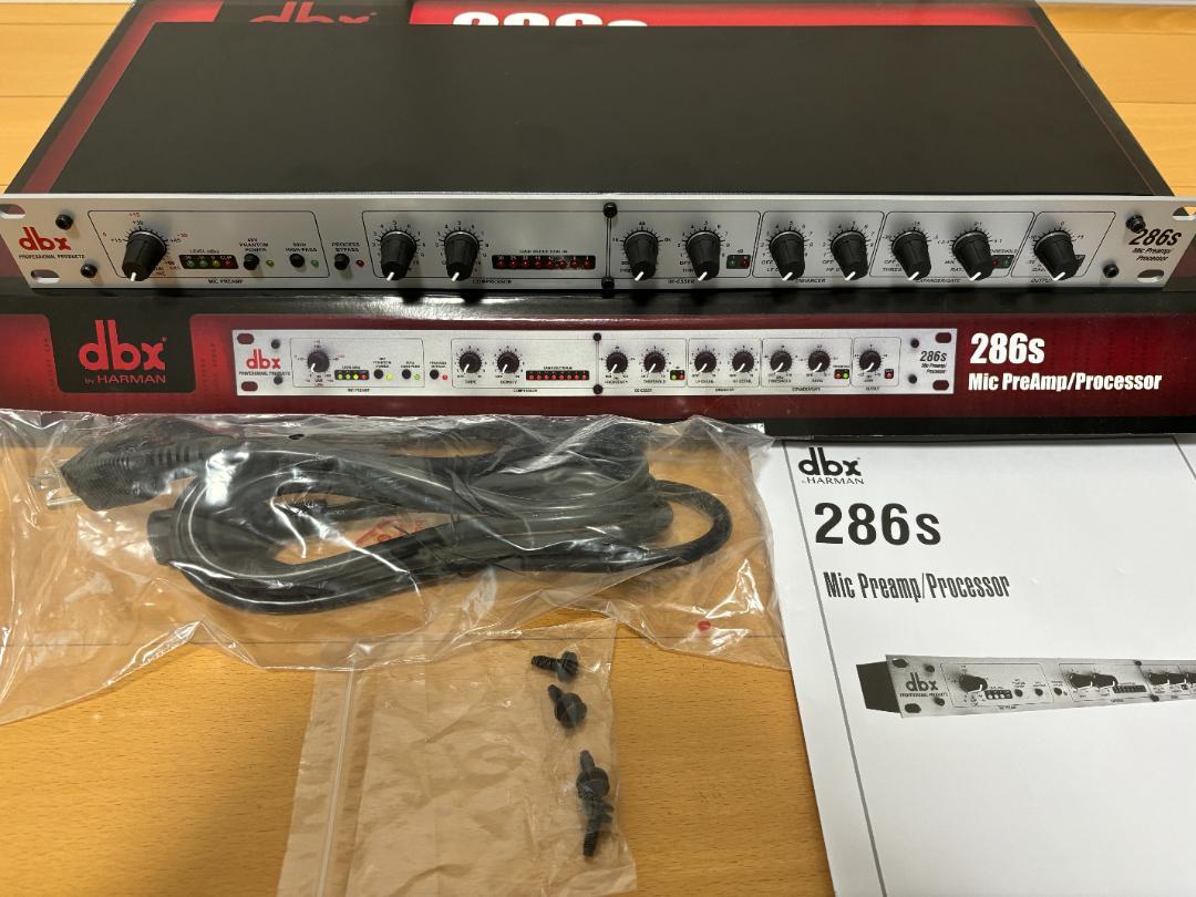 db 286s マイクプリアンプ/コンプ/エンハンサー/ディエッサー dbx ( ディービーエックス ) 286s マイクプリアンプ/コンプ