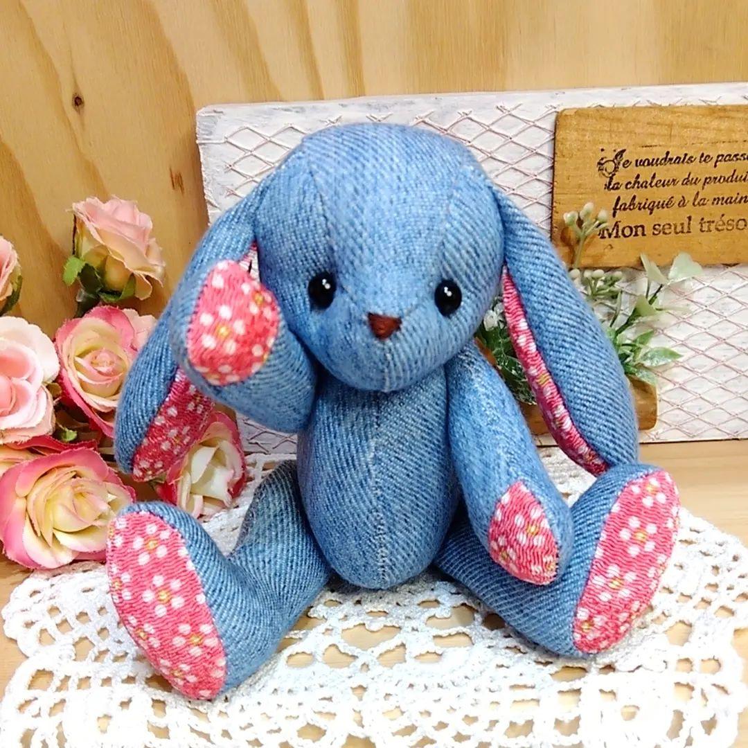 ソフティーちゃん 垂れ耳うさぎ ロップイヤー ハンドメイド