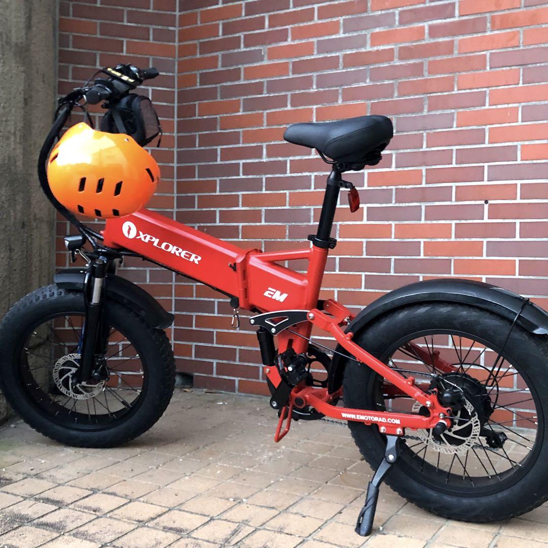 まー/ E-BIKE ファットタイヤ 電動アシスト自転車　MOTOSTAR EMOTORAD XPLORER 折りたたみ電動アシスト自転車（型式認定取得