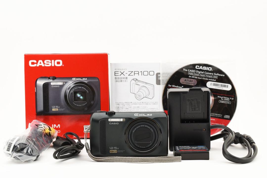 ☆良品【CASIO】EX-ZR100 EXILIM ブラック カシオ（Casio EX