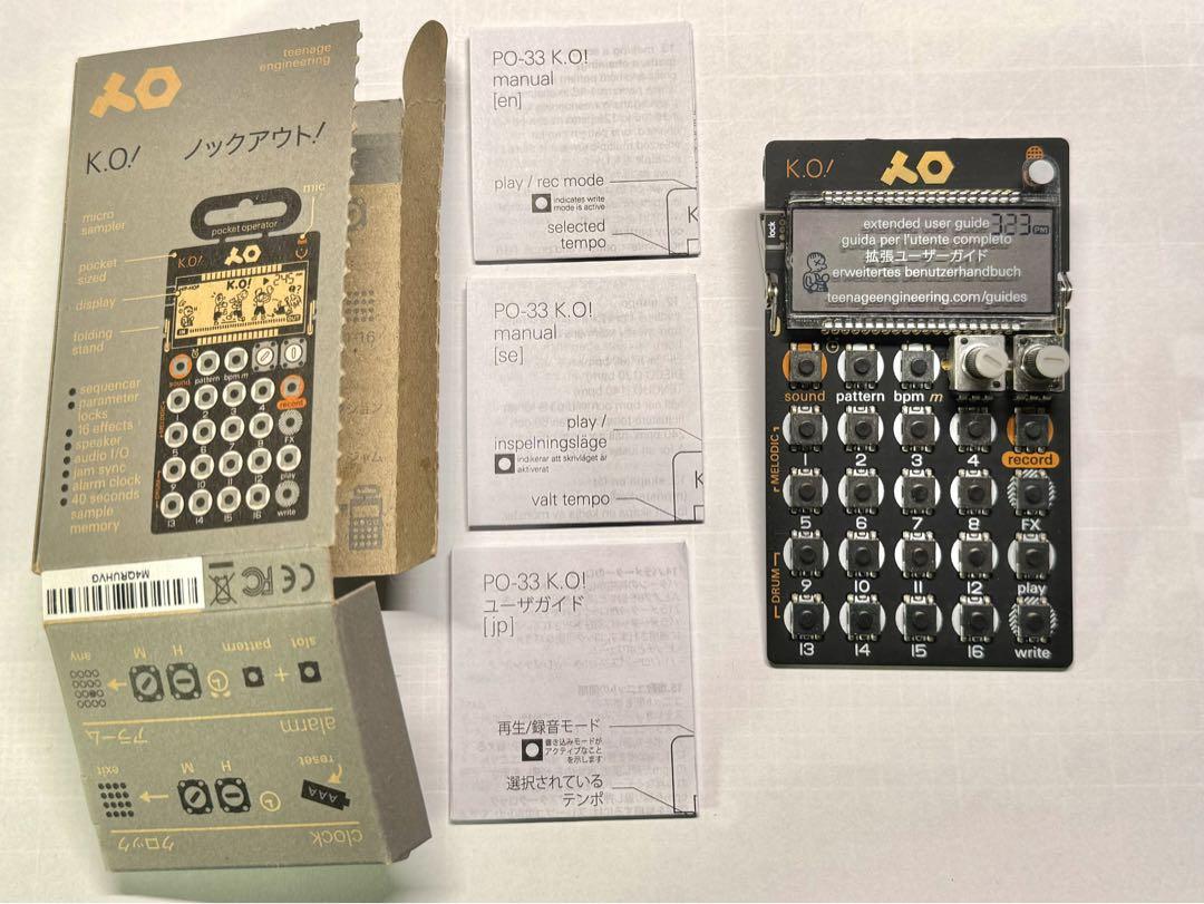 その他 PO-33 KO! Pocket Operator teenage PO-33 K.O! - teenage engineering