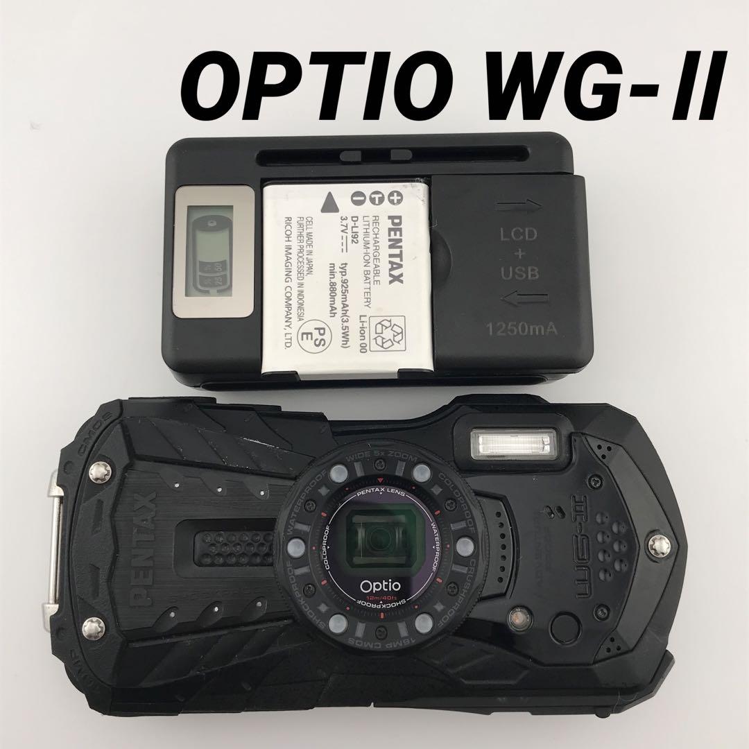 PENTAX Optio WG‐Ⅱ ペンタックス オプティオ　防水 Amazon | PENTAX 防水デジタルカメラ Optio WG-2 (バーミリオン
