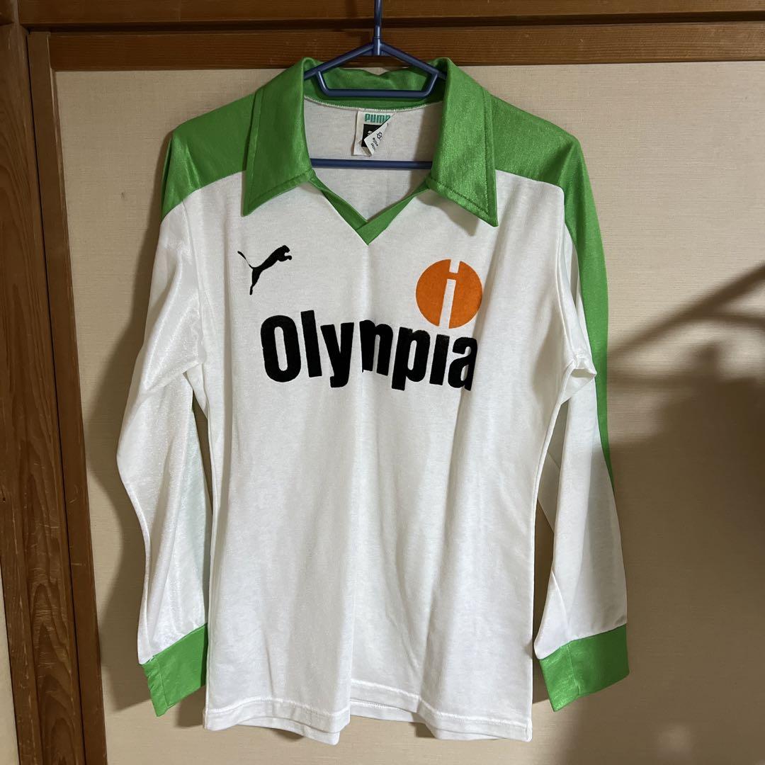 ブレーメン　当時物ユニフォーム長袖　奥寺康彦在籍時　プーマ西ドイツ製検)横浜FC ブレーメン 当時物ユニフォーム長袖 奥寺康彦在籍時 プーマ