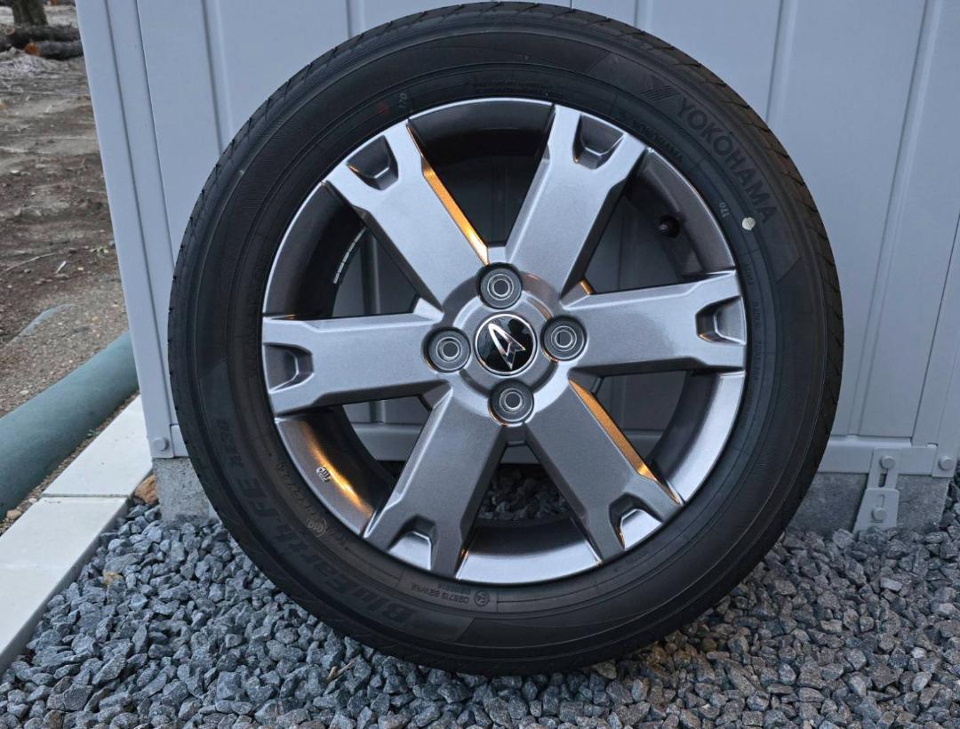 【新車外し】タフト　ダーククロムベンチャー　アルミホイールセット　4本 新車外し】タフト ダーククロムベンチャー アルミホイールセット