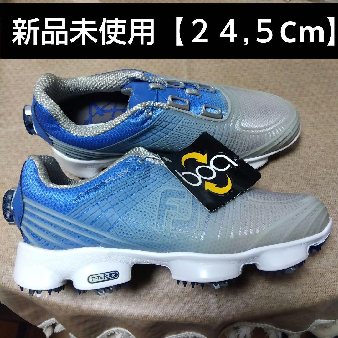 フットジョイ  ダイヤル式  ゴルフソフトスパイク【２４,５Cm】新品未使用 フットジョイ ダイヤル式 ゴルフソフトスパイク【24,5Cm