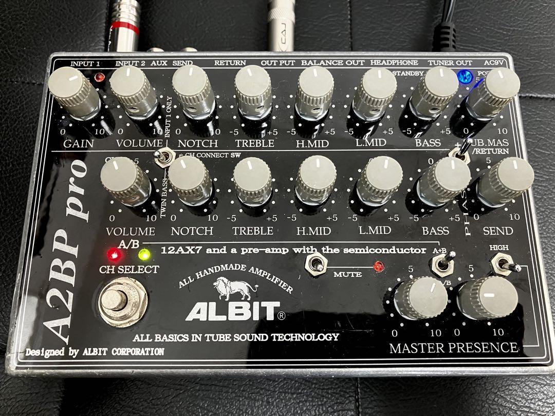 値下げ】A2BP PRO ALBIT ベース プリアンプ 真空管 アルビット