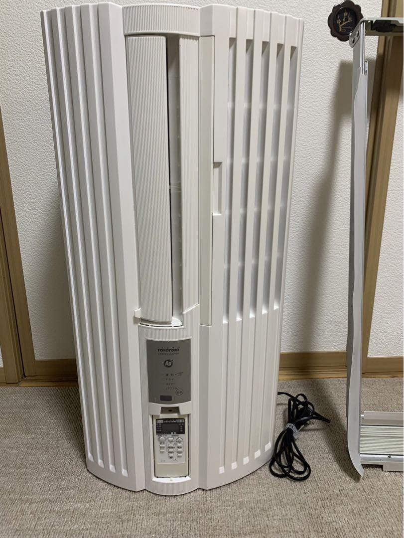 値下げしました１６０５★トヨトミ窓用エアコン、クリーニング済、２０２１年製 値下げしました1605☆トヨトミ窓用エアコン、クリーニング済