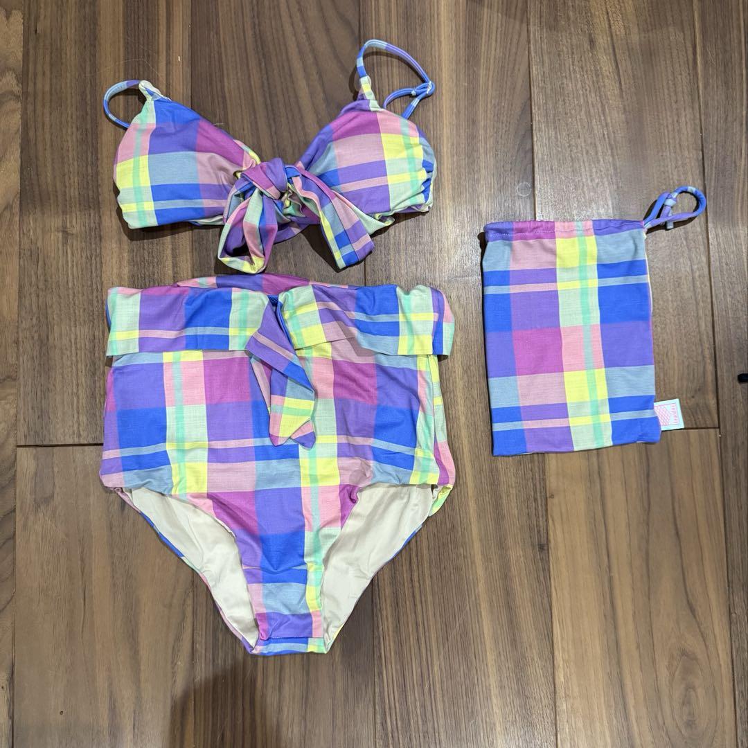 ユナイテッドアローズ　lepidos チェック柄 水着 セット Lepidos＞ギンガムチェック トップ