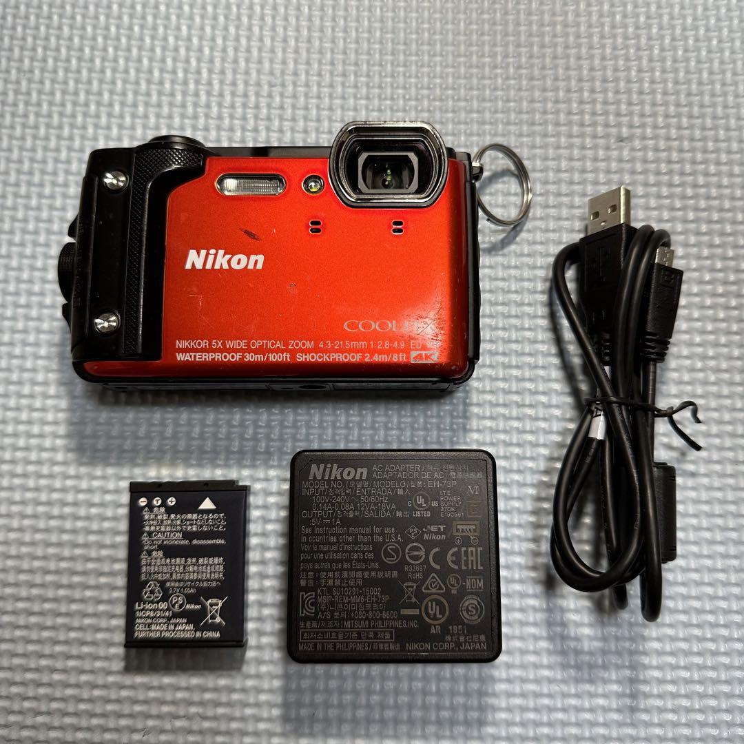 防水カメラ Nikon COOLPIX W300 ORANGE（COOLPIX W300 - 関連