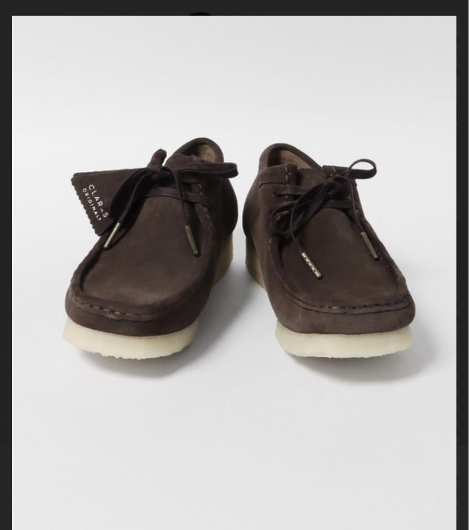 クラークス　ワラビー　Clerks ダークブラウン　8 クラークス Clarks ワラビー ブーツ メンズ スエード WALLABEE