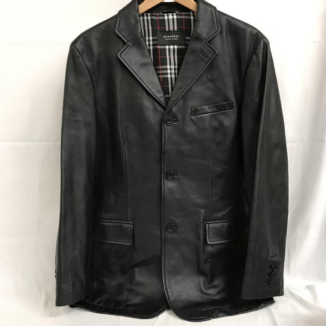 Burberry BLACK label レザージャケット M （BURBERRY BLACK