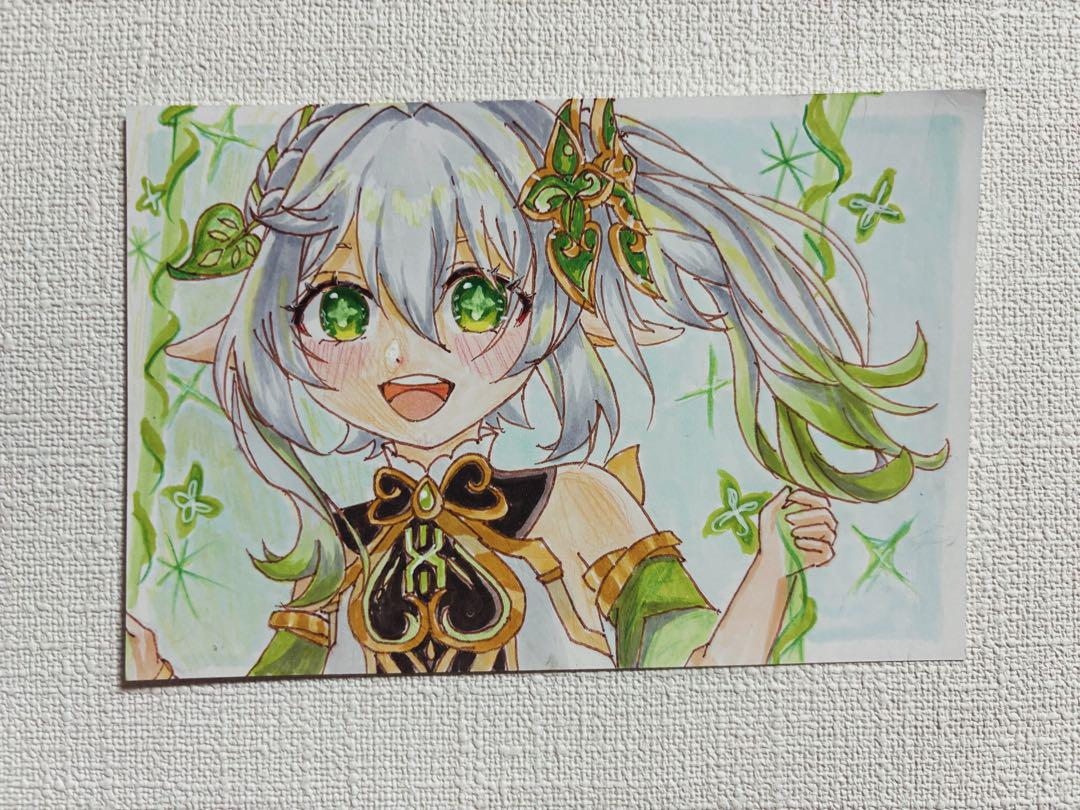 原神-ナヒーダ-手書きファンアート （可愛いナヒーダイラストの