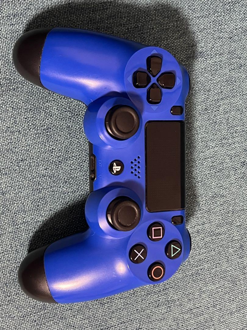 青色 PS4 つよめ ワイヤレスコントローラー、ジャンク、四角