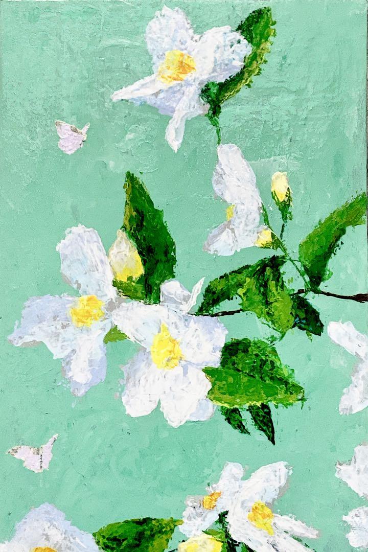 原画　花　絵　絵画　静物画　肉筆　アクリル画　現代アート　アートパネル 原画 花 一点物 絵 絵画 静物画 肉筆 アクリル画 現代アート