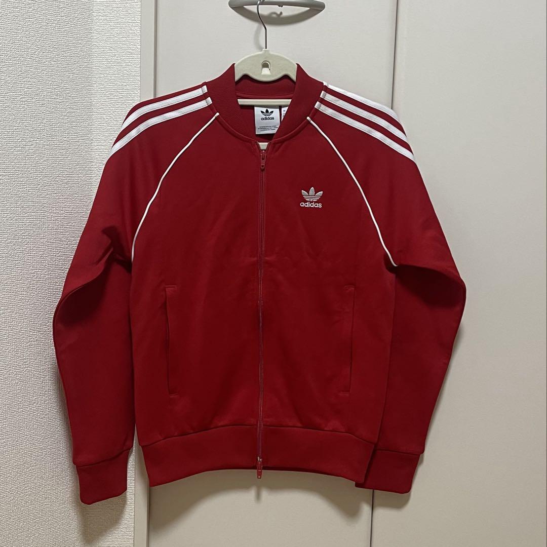 adidas ジャージ 赤 レッド xs（adidas アディダス トラック