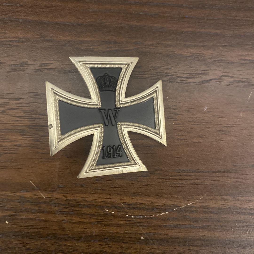 Ｗ帝政ドイツ軍/プロイセン王国＊１９１４年制定＊鉄十字勲章１級授章者名入（実物） W帝政ドイツ軍/プロイセン王国＊1914年制定＊鉄十字勲章1