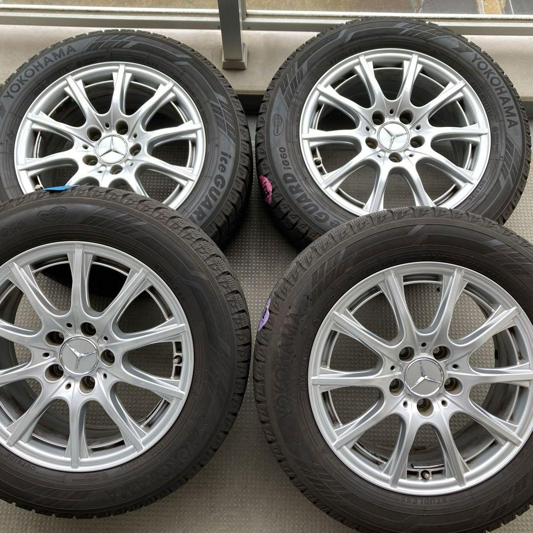 メルセデスベンツ W206 W205 純正アルミホイール スタッドレス 超美品 ホイールセンターキャップ サイズ W205用に適合するもの