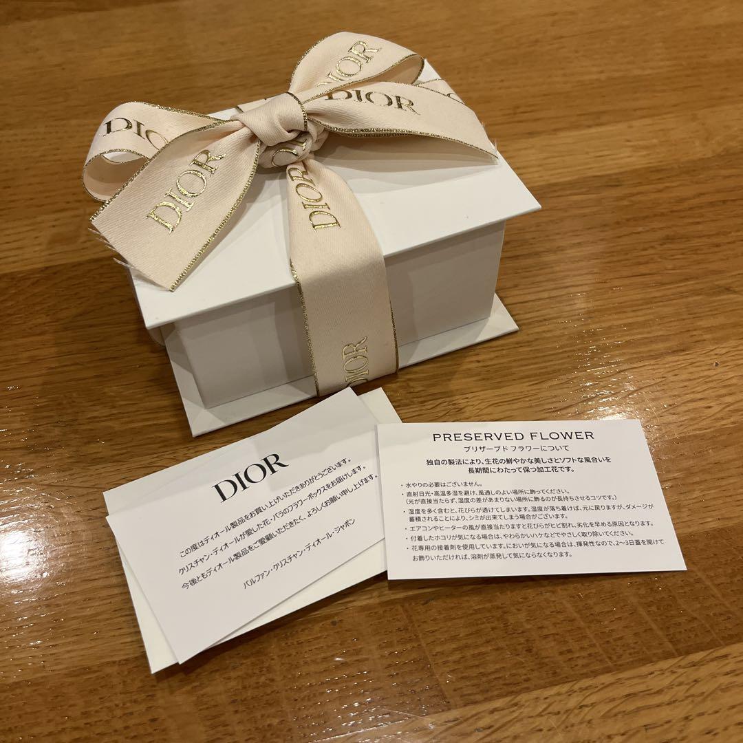 DIOR ディオール プリザーブドフラワー フラワーボックス