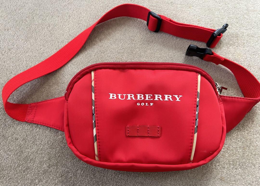 BURBERRY GOLF バーバリーゴルフ　ウエストポーチ　美品 2025年最新】BURBERRY GOLF ボディバッグ・ウエストポーチの人気