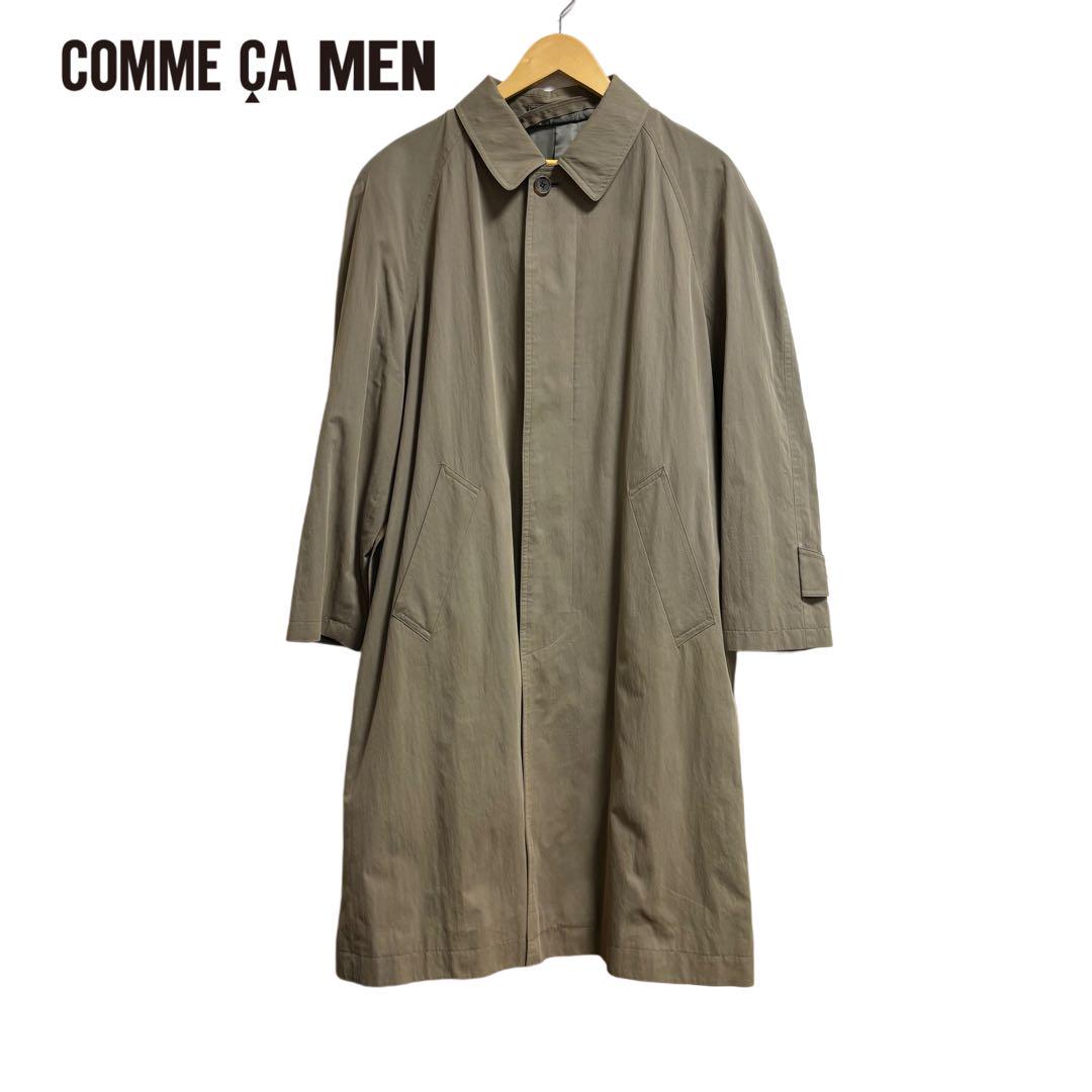 【美品】コムサメン COMME CA MEN ダウンライナー付トレンチコートM 2WAY】マルチプルーフタフタ ダウンライナー付きコート（15
