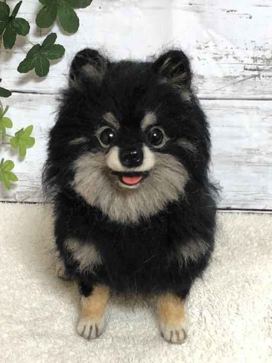 羊毛フェルト ハンドメイドオーダー犬【ポメラニアン】la la