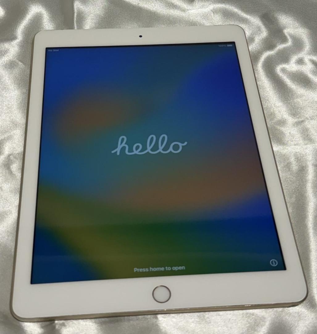 箱付】iPad(第5世代) 32GB Wi-Fi+Cellular ゴールド （中古 iPad