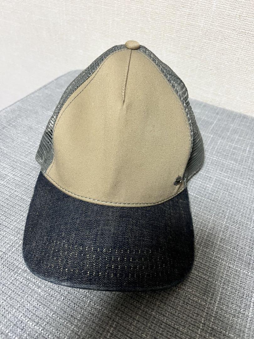 DIESEL メッシュトラッカーハット ベージュ グレー