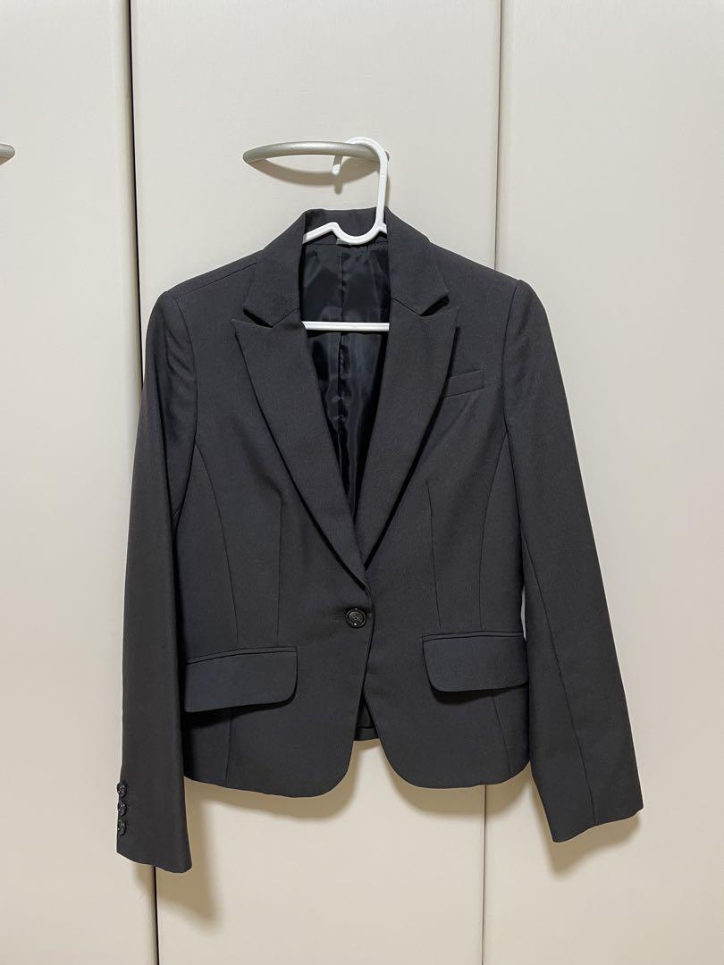 スーツ s スーツ ジャケット 7号 濃グレー（SLIM TAPERED_2】【秋冬】2釦