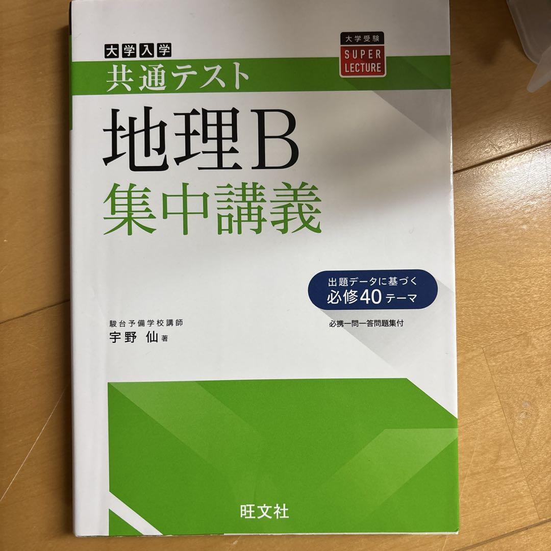 共通テスト 地理B 集中講義 （大学入試共通テスト地理B集中講義
