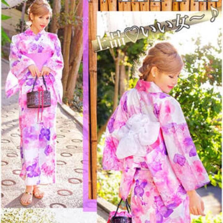 Rady 浴衣 ホワイト（Sumire❤︎｜Radyの浴衣を使った