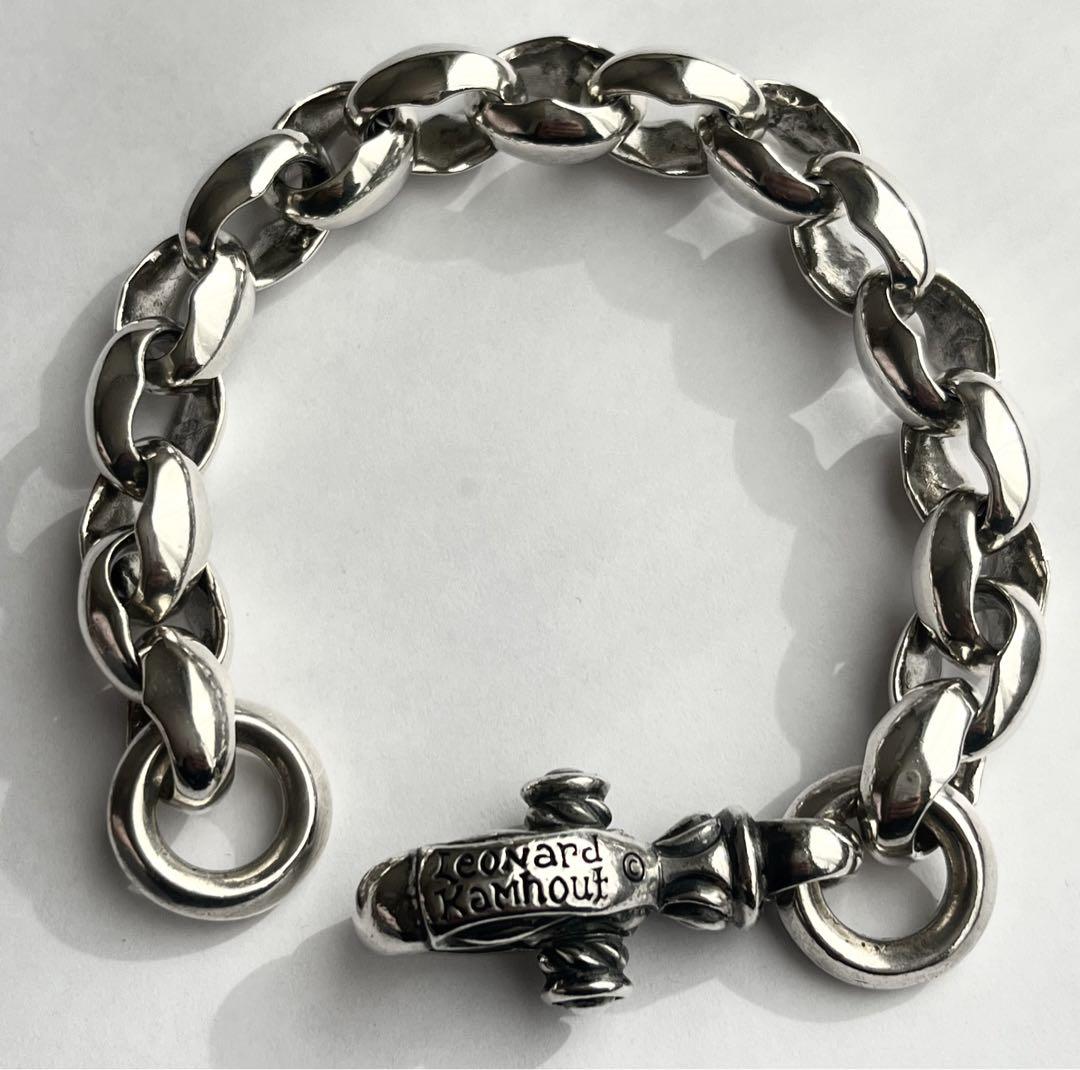 Leonard Kamhout レナードカムホート シルクリンクブレスレット ロンワンズ 名作ブレスレット シルクリンク ミディアム
