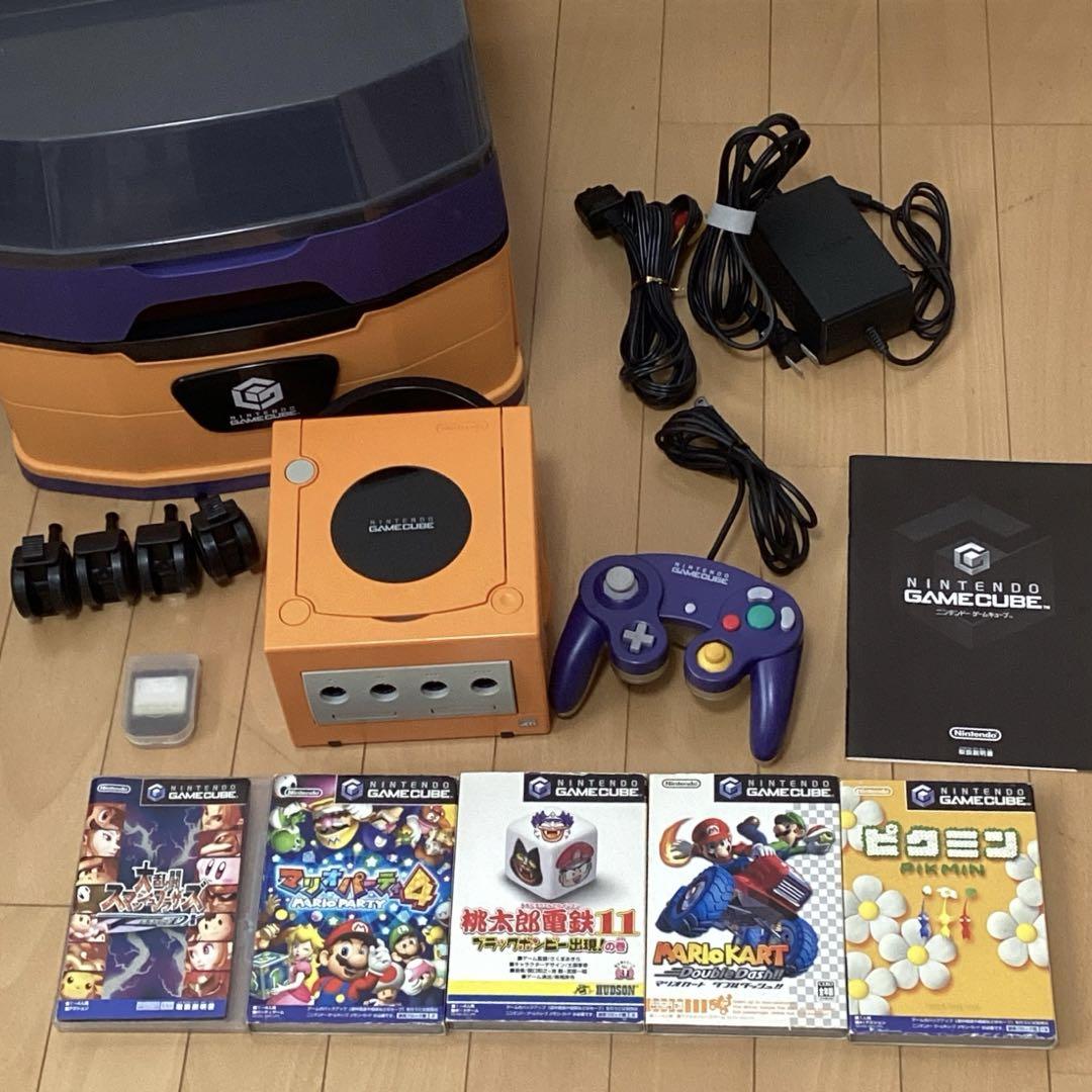 Nintendo ゲームキューブ 本体 ステーションラック ソフト
