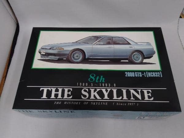 【モン】アオシマ　HCR32 スカイライン プラモデル完成品 ニッサン HCR32 スカイラインGTS-t タイプM `89 (プラモデル