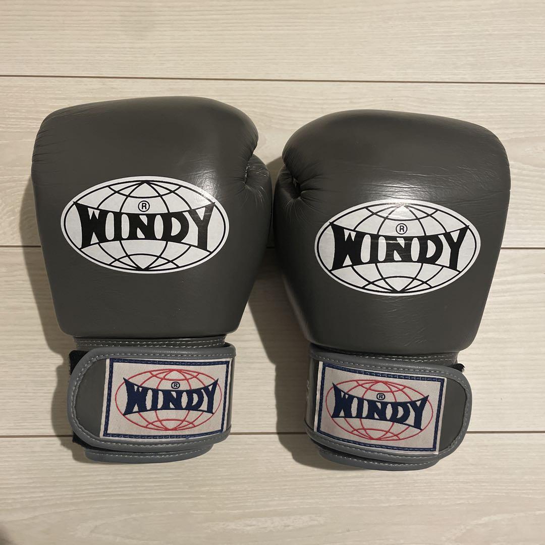 WINDY ボクシンググローブ グレー8オンス 8oz ウィンディ