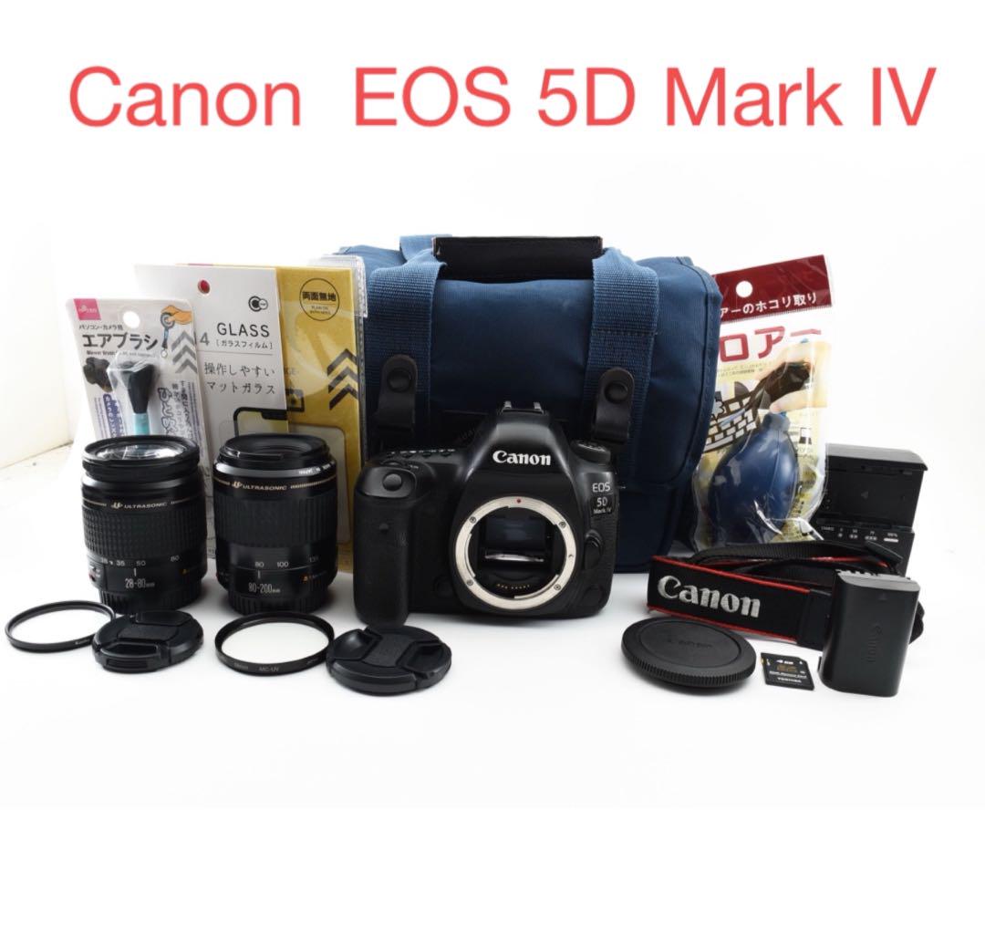 ☆キャノン☆Canon EOS 5D MarkIII標準＆望遠レンズセット Canon EOS 5D Mark IV/標準&望遠ダブルレンズセット（キャノン