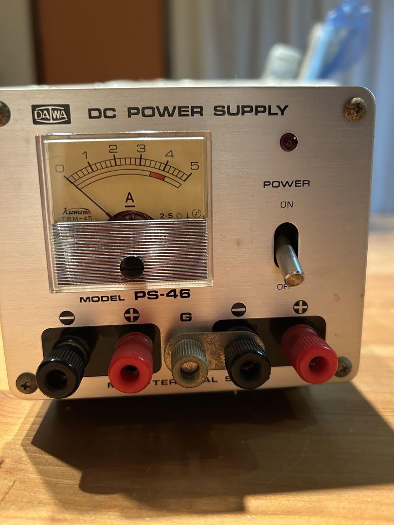 DAIWA DCパワーサプライ　ＰＳー１２０M （ジャンク品） DAIWA DC POWER SUPPLY MODEL PS-120 II GOOD INDUSTRIAL