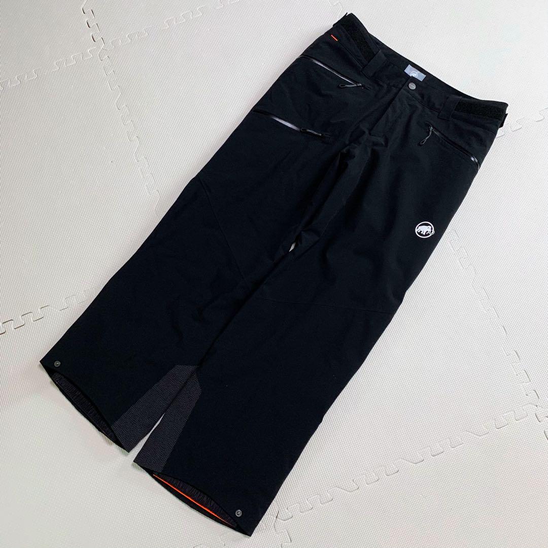 YMG超美品SESSIONS セッションズ　スノーボードパンツ ブラック 未使用】マムート スノーパンツ スキー ボード 登山 L ブラック
