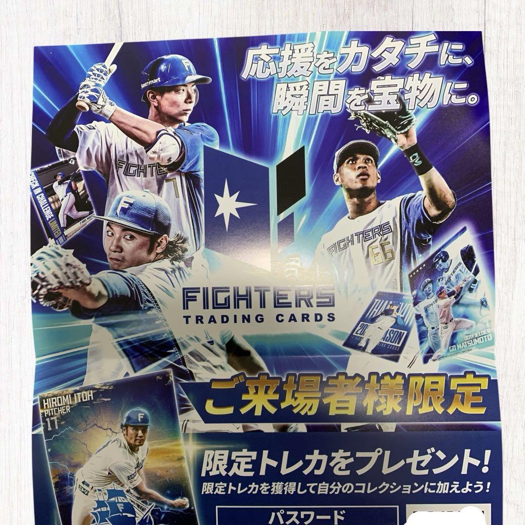 ファイターズトレカ 2025 開幕チラシ（お正月は「ES CON FIELD