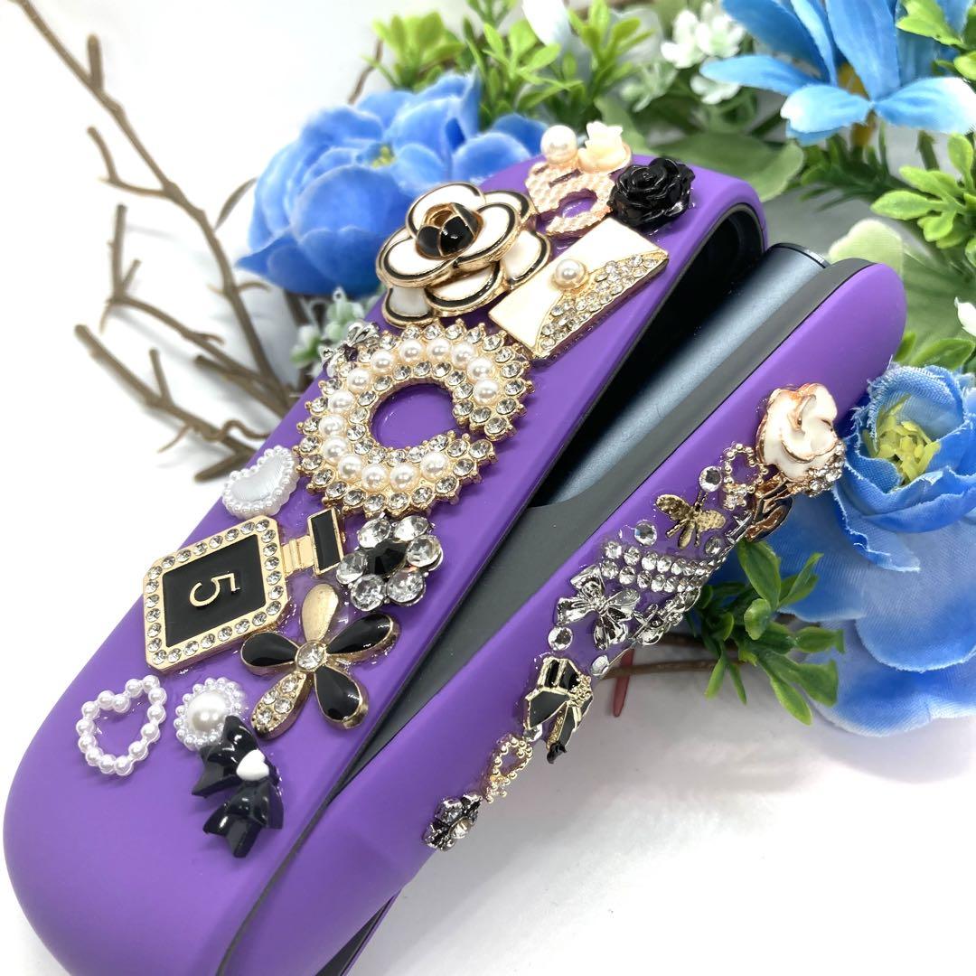 デコ アイコス イルマ i ケース iqos iluma 用 デコ 紫