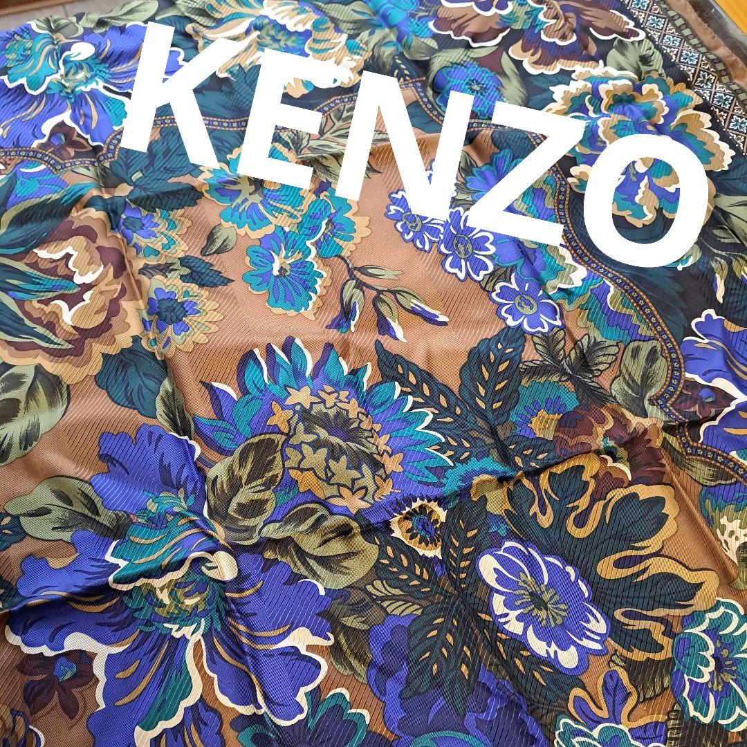 KENZO 花柄 ストール シルク（KENZO 花柄 ストール シルク）