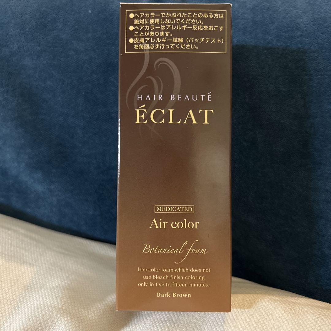 クリームソーダー　ÉCLAT Air color ダークブラウン ÉCLAT Air color ダークブラウン 80g（クリップライト ウッド