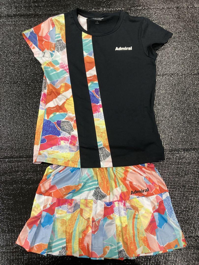 Admiral アドミラル テニスウェア Tシャツ スコート M L 2023 Admiral アドミラル テニスウェア Tシャツ スコート M L 2023
