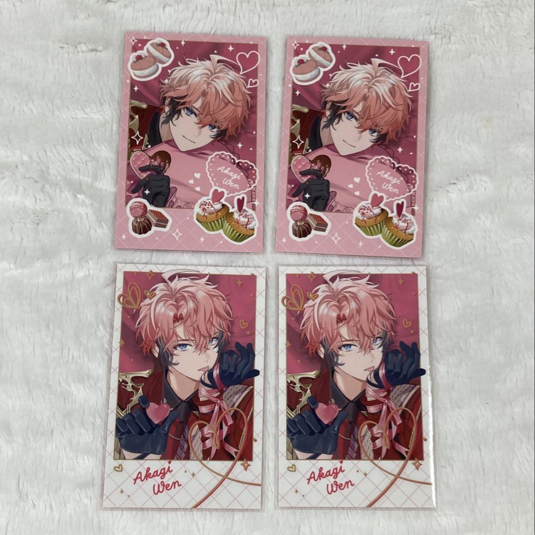 Melty Valentine ランダムチェキ風カード 赤城ウェン （Melty