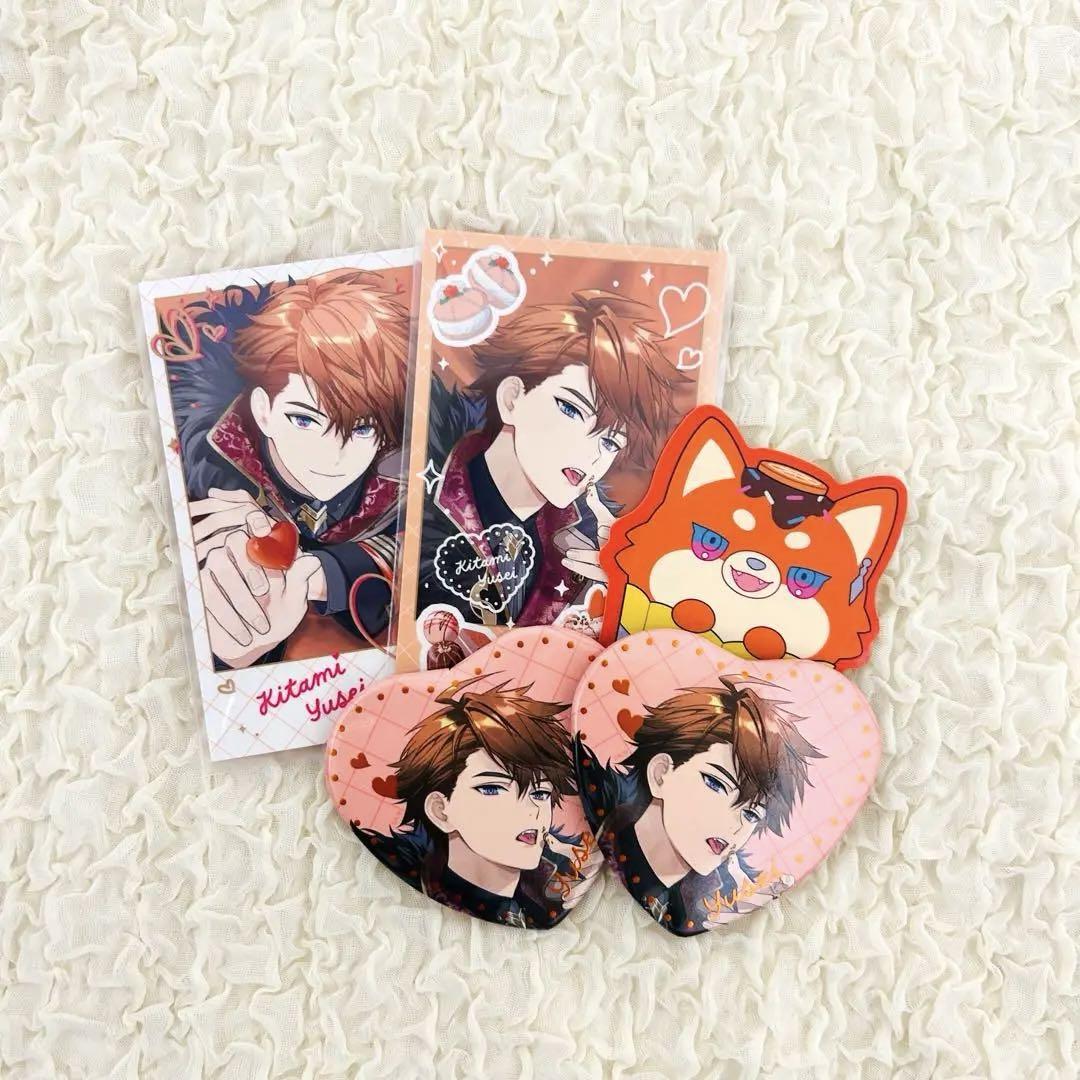にじさんじ 北見遊征 Melty Valentine バレンタイン 缶バッジ 缶 北見遊征 Melty Valentine ハート型缶バッジ 8個セット - メルカリ