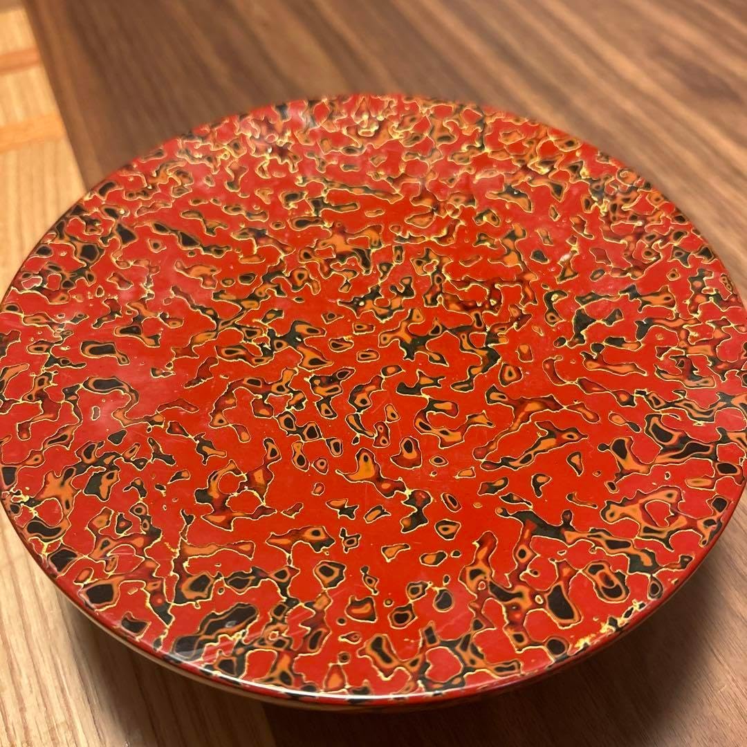 高級漆器 伝統工芸品 津軽塗り 菓子皿 （津軽塗 菓子器 お盆