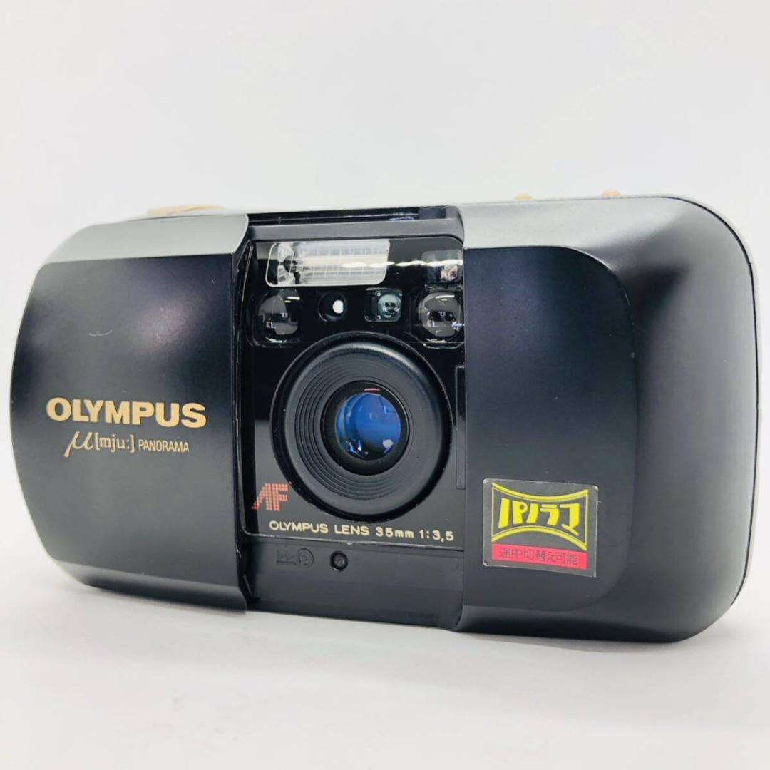 ジャンクOLYMPUS μ ｍju Panorama 箱付き Umju ジャンクOLYMPUS μ mju Panorama 箱付き Umju