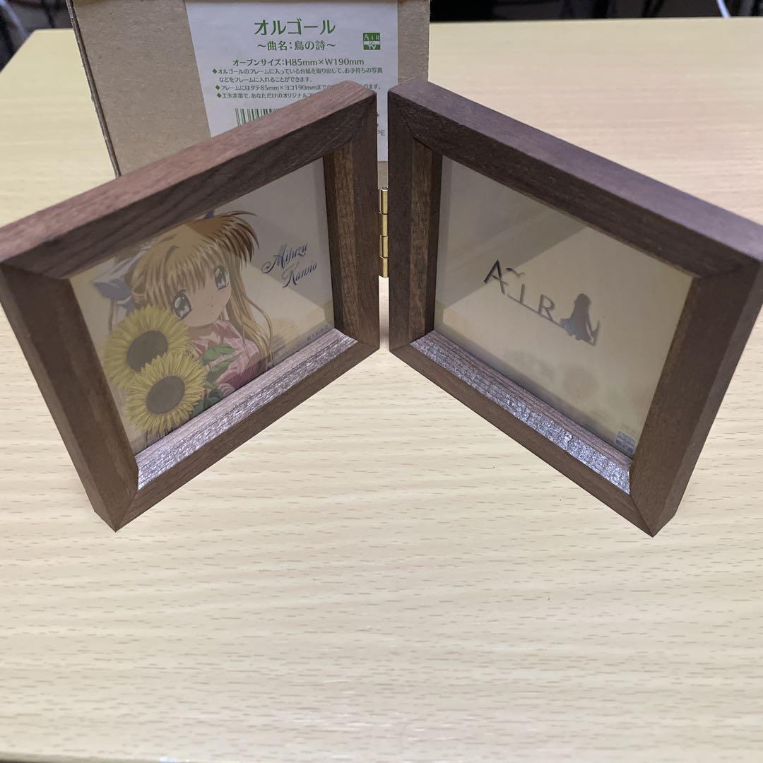 希少AIR 鳥の詩 オルゴール + リボンタイ + キーホルダー