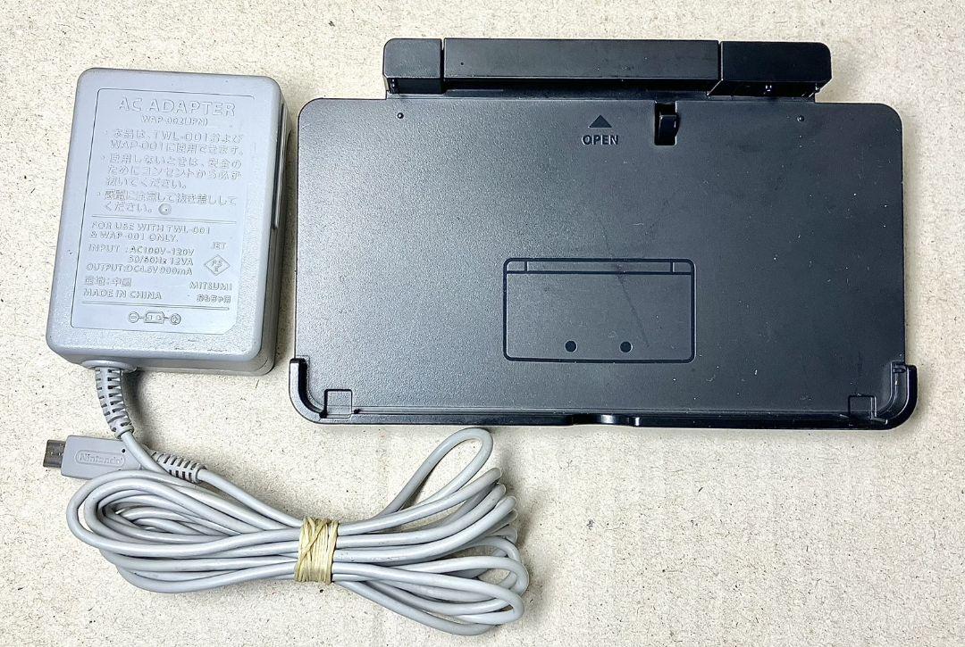 NINTENDO 3DS 本体 CTR-001 充電台 充電コード付 SDカード Nintendo 任天堂 ニンテンドー 3DS 本体 CTR-001 ブルー 4GB SD